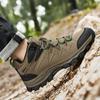 Мужская тренировочная обувь, уличная нескользящая обувь для скалолазания, мужские водонепроницаемые кожаные кроссовки на шнуровке