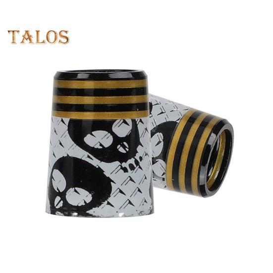 Наконечники для гольфа Плоские железные наконечники для гольфа Кольца для клюшек для гольфа с коническим наконечником 0,370 дюйма Железный клиновидный стержень с дизайном черепа Наконечники для гольфа