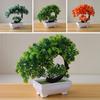 Simulation Green Plants Small Potted Bonsai Home Furnishings Desk Mini Decorativ