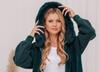 Long Warm Alpaca Sheepskin Wool Coat Warm Alpaca Hooded Bottle Green