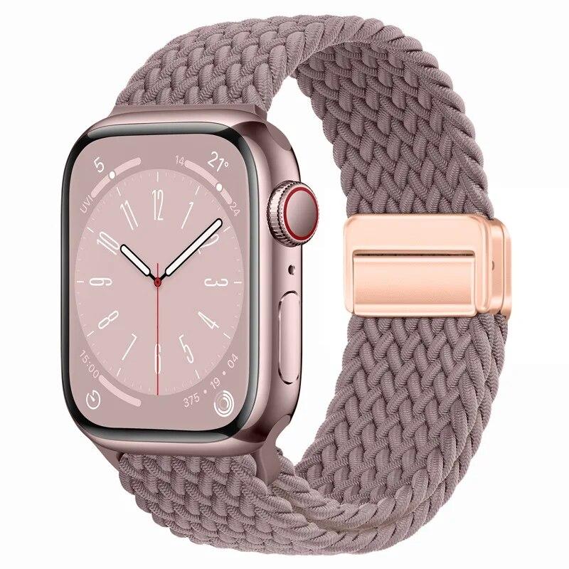 Нейлоновый ремешок для Apple Watch 44 мм, 45 мм, 49 мм, 42 мм, 38 мм, 40 мм, 41 мм, ремешок для часов, браслет для iWatch Series Ultra 9, 8, 7, 6, 5, 4 SE, 3 ремешка