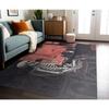 Креативный коврик для пола с дизайном под дерево и бордюром из кофейных зерен, с принтом кружки, нескользящий кухонный коврик для уютной атмосферы кафе, теплый домашний декор