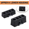 Black Upper Rear & Lower Front Housing 0405-138 0405-139 Fit For Arctic Cat ATV