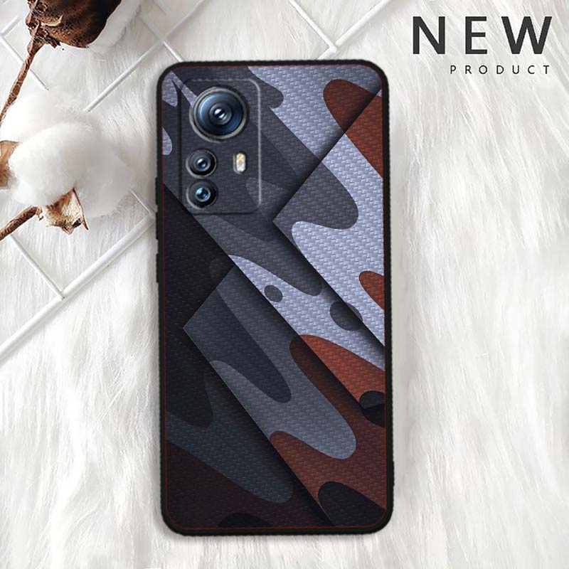 Креативный камуфляжный чехол для телефона Xiaomi Mi 15 14 13 13T 12 12T 12S 11 11i 11T Pro Ultra Lite 5G Черный Мягкий