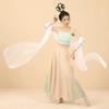 Ethereal Opera Costume Streamer Traditional Hanfu Long Shawl Elegant Chinese Ancient Dance Ribbon