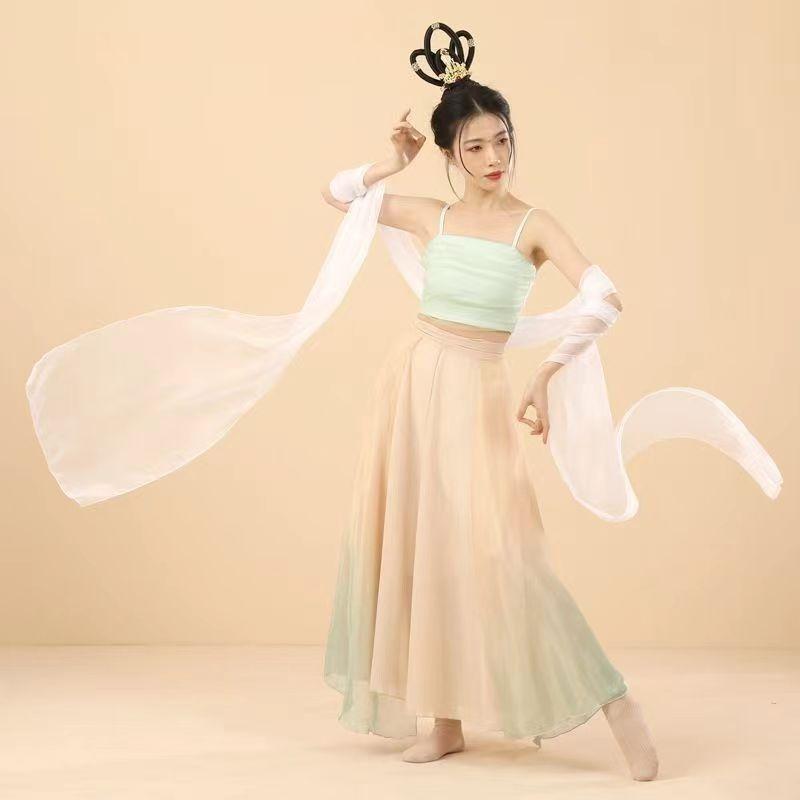 Ethereal Opera Costume Streamer Traditional Hanfu Long Shawl Elegant Chinese Ancient Dance Ribbon