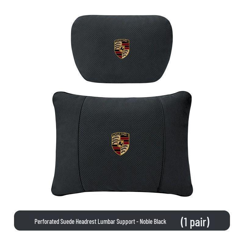 Porsche Macan/Cayenne Headrest Neck & Lumbar Support Pillow: Fits 718, Panamera, 911