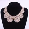 Diamond Women Shirt False Collars Crystal Removable Collar For Women Fake Collar Detachable Diamond Lacklace Nep Kraagie
