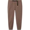 Outdoor Lightweight Versatile Waterproof Windproof Solid Color Elastic Waist Mid-Rise Cuffed Casual Pants Men Pants Chocolate A6Y7P-BK0
