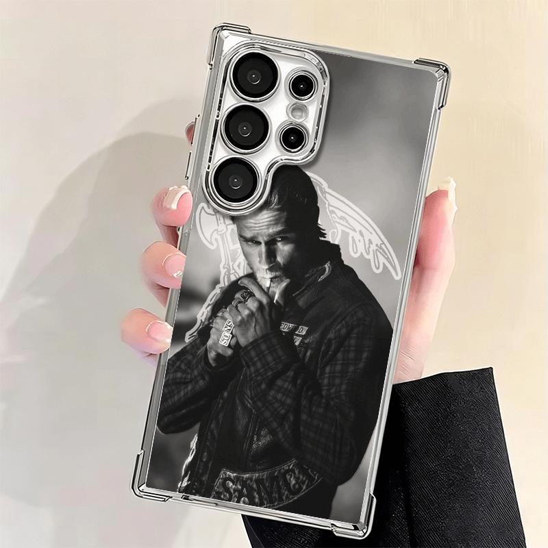 Sons Of Anarchy Soft Phone Case For Samsung Galaxy S26 Ultra S25 Edge S24 FE S23 Plus S22 S21 + S20 Plating Anti-Fall Fundas