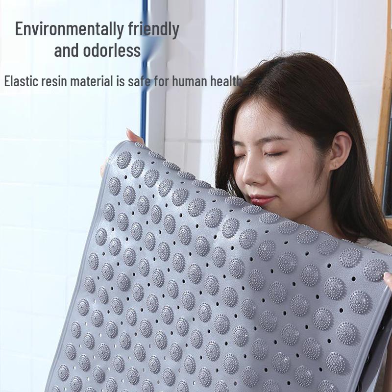 Нескользящий массажный коврик для ванной с присосками для душа и ванны