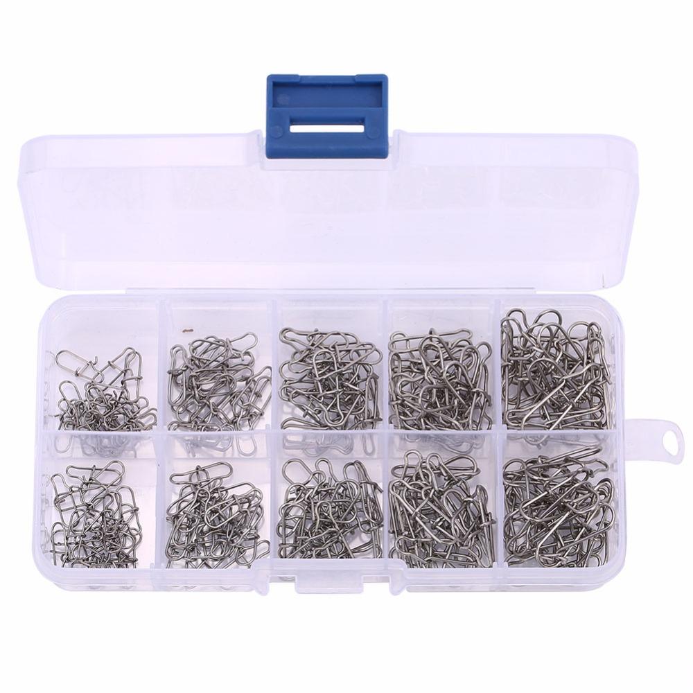 200PCS Quick Change Fishing Snap Pin Connector 0# 1# 2# 3# 4# Fishing Link Rigs Carp Fishing