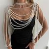 Жемчуг Body Jewelry Покрытие, устойчивое к поту, для пляжных свадеб и вечеринок у бассейна Компоненты с кисточками DIY для стайлинга