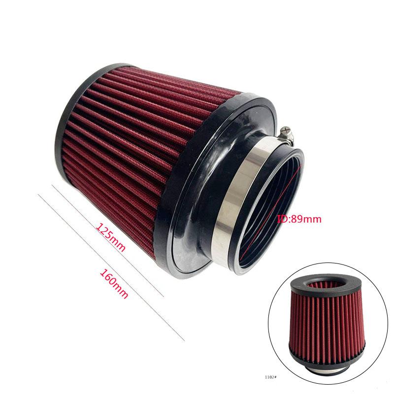 63mm 70mm 76mm 89mm Air Filter High Flow Cold Air Intake Universal Filters Vehicles Air Filters Car Accessories Mass Air Flow 3