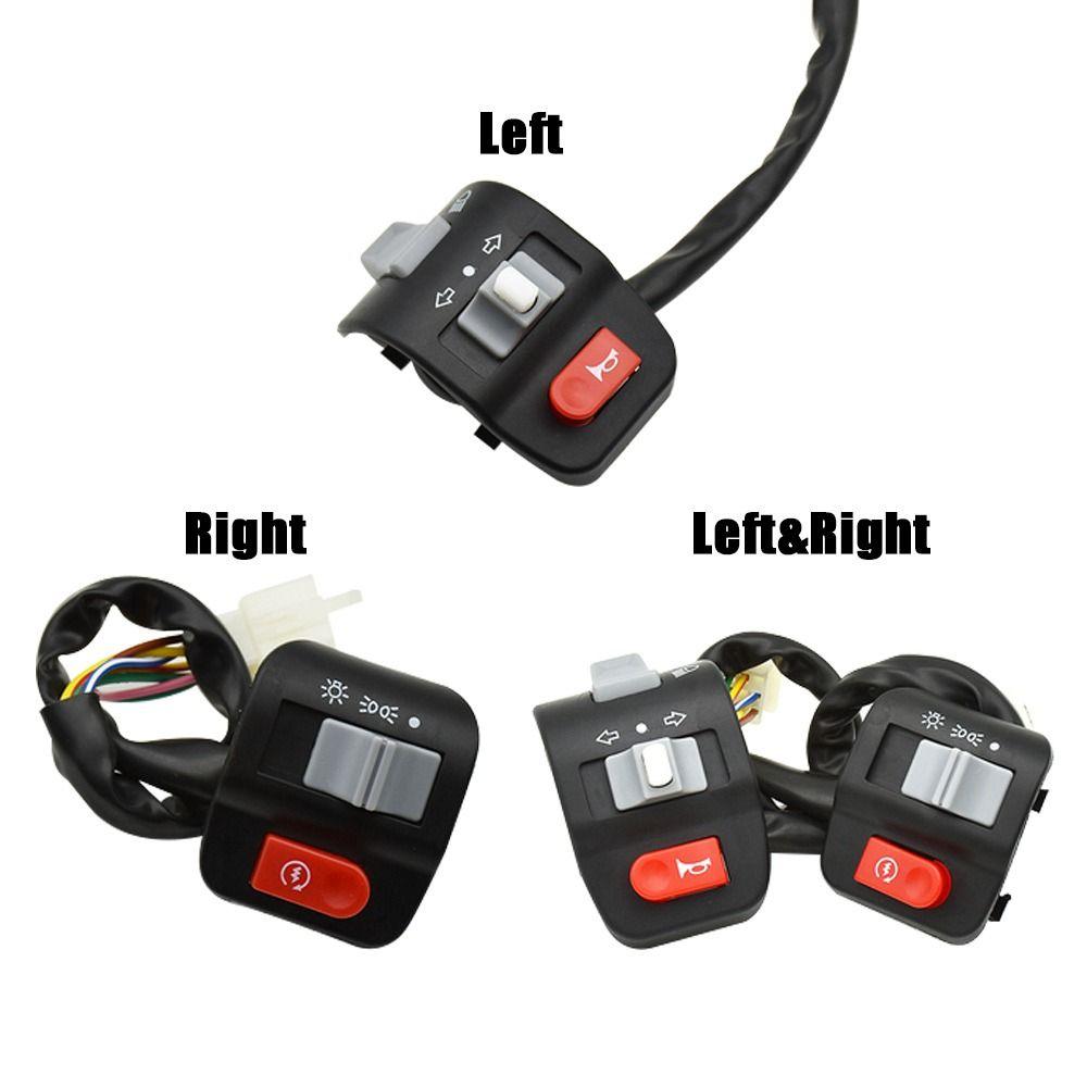 Accessories LED Light Switch Horn Switch Motorcycle Parts Headlight Handle Switch Flash Switch