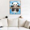 5D DIY Cute Panda Stick Drill Full Drill Home Decoration Painting
