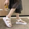 Summer Women Shoes Open Toe Platform Sandals Fashion New Wedge Breathable Casual Sneakers Ladies  and  Chunky Heels