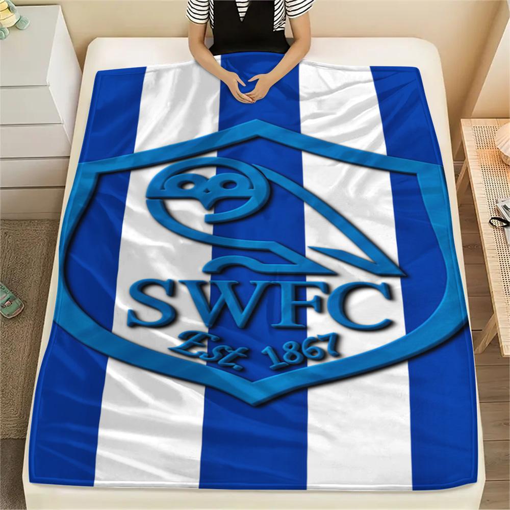 1PC Sheffield Wednesday Football Club Patterned Flannel Blanket Suitable For All Seasons for Home Decor Warmth and Comfort Gifts Holiday Present