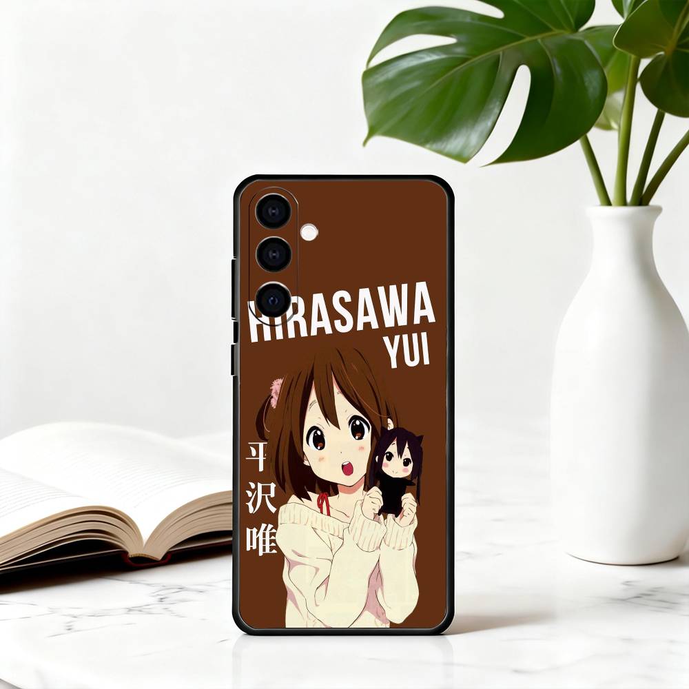 K-K-ON Музыка Y-Юи H-Хирасава-yh Чехол для телефона для Samsung Galaxy A73,A72,A71,A70,A53,A52,A51,Другие Мягкий Черный Чехол