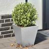 VidaXL Planters 2 Pcs 30x30x30 Cm Galvanized Steel, Outdoor Planter, Flower Box, Garden Box 851049