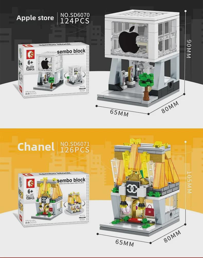 Мини-конструкторы Semper Street View: Совместимая с Lego игрушка для детей 6-16 лет