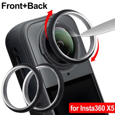 Для Insta 360 X5 Премиальная Защитная Крышка Объектива для Insta 360 X5 Спортивная Защита от Царапин Камеры Вращающиеся Защитные Пленки для Объективов