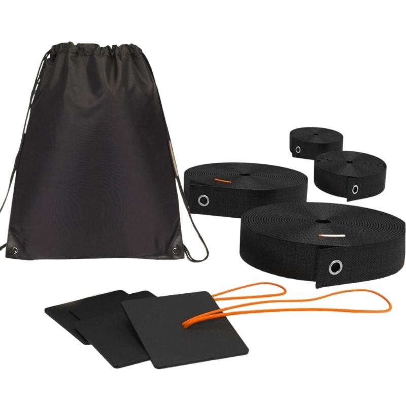 Профессиональная разметка волейбольных площадок для улицы, регулируемая линия границ с песочными якорями, сетчатая сумка, официальный размер