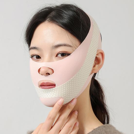 Подтягивающая лента для лица для подбородка, линии челюсти, антивозрастная маска для лица, дышащий бандаж для похудения лица, инструмент для ухода за кожей и красоты для женщин и мужчин