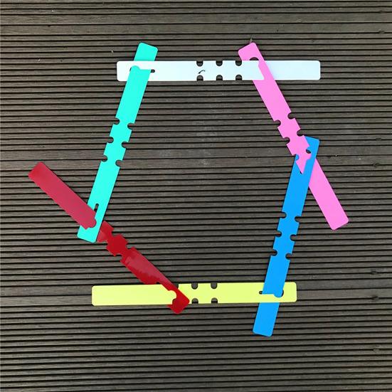 100 шт. многоразовые водонепроницаемые садовые маркеры для растений из ПВХ для двора