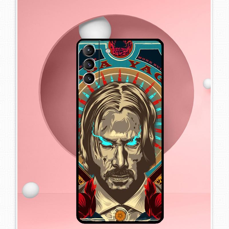 John Wick Case For Samsung Galaxy S25 Ultra S20 S21 S22 S23 S24 Plus S9 S10 S24 FE S25 FE Cover Funda