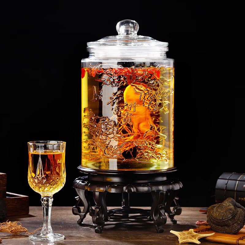 Huihuang Home Brewing Glass Jar with Stainless Steel Faucet