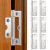 6pcs Smooth Door Hinges Stainless Steel Cabinet Hinges Mute Butterfly Hinges  Wardrobe