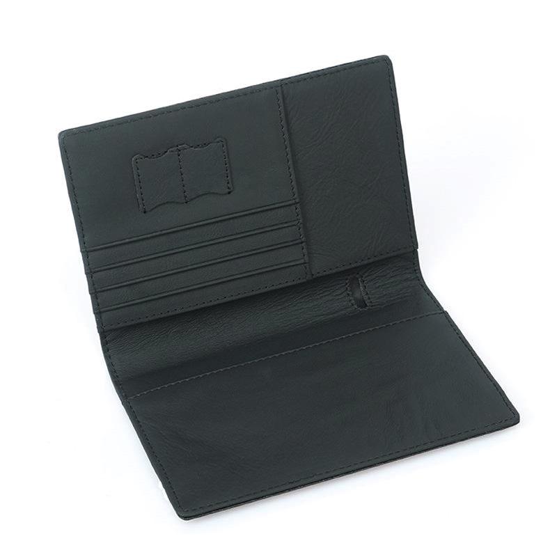 Обложка для паспорта из углеродного волокна из микрофибры с резинкой Rfid Обложка для паспорта с Rfid-защитой Кошелек для удостоверения личности Сумка для паспорта