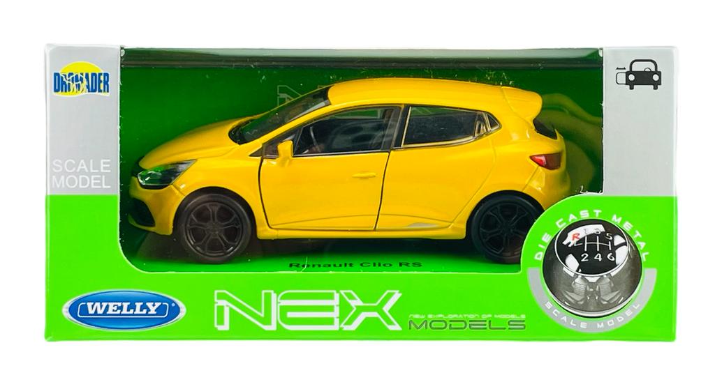 WELLY RENAULT CLIO RS YELLOW 1:34 43672