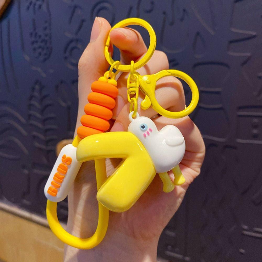 Cute Cartoon Keychain Creative Dolls Pendant Fashion Toucan Key Chain  Kids