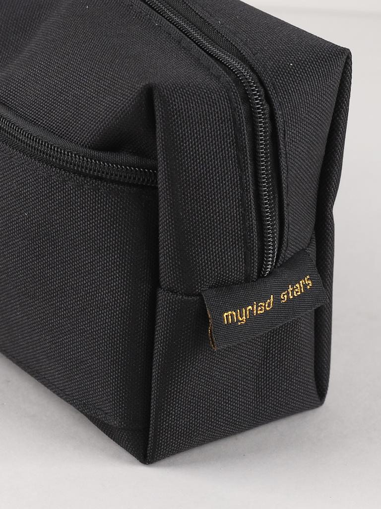 Полиэстеровый пенал Дизайн с двойной молнией Канцелярский estuche Вместительный пенал для хранения Подарок к школе пенал