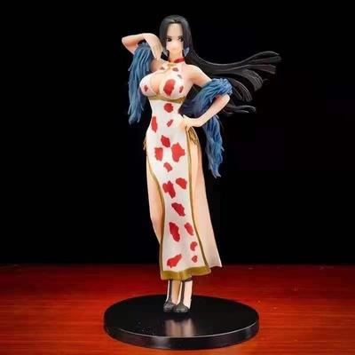 25cm/9.84in One Piece Anime Boa·Hancock Figure Model Gk Statue Collectible Display for Desktop Decoration