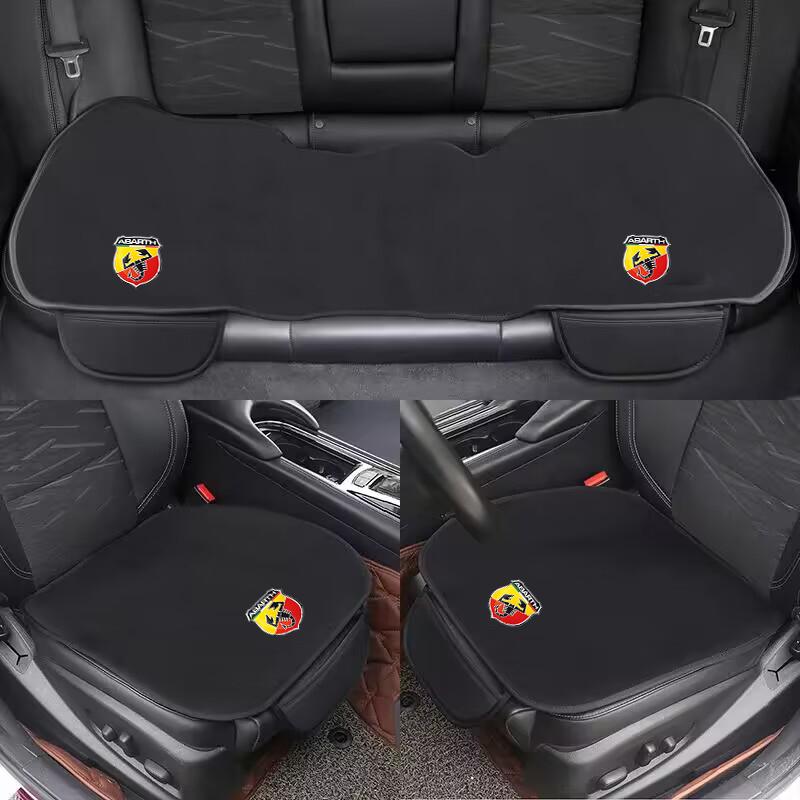 HJL1 Car Front Back Seat Cushion Protect Pad Auto Non-Slip Cover For Fiat Grande Punto Abarth Tipo Stilo Ducato Palio 500x Bravo