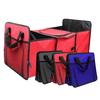 Red/Blue/Black Oxford Cloth Car Trunk Storage Box Car Organize Backseat Storage for Car
