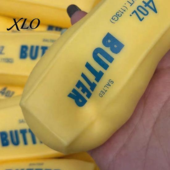 Butter Stick Fidget Toy DIY Stress Relief Toy, Hollow Fillable Skin with Stopper, Empty Bar Squeeze for Teens Adults
