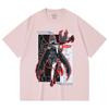 230 Gsm 100% Cotton Digimon V8 Lady Devimon Print Unisex Heavy Cotton T Shirt