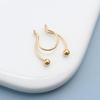 Fashion Colorful Fake Septum Stainless Steel Jewelry Non Piercing Nose Ring
