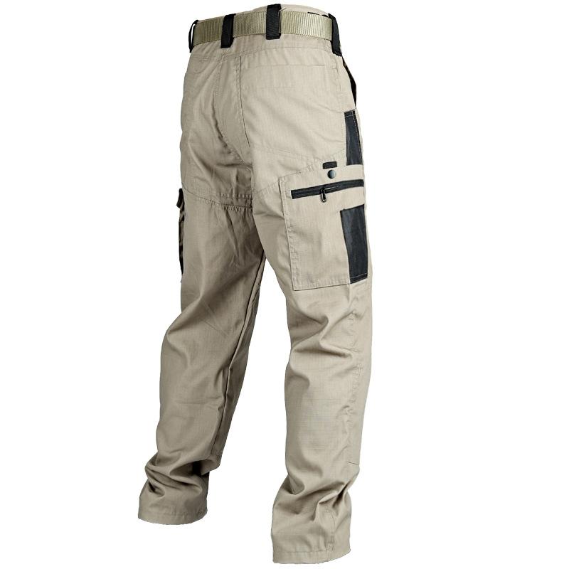 Tactical Pants Men Autumn and Winter Wear-resistant Combat Training Multi-pocket Waterproof Outdoor Multi-bag Pants