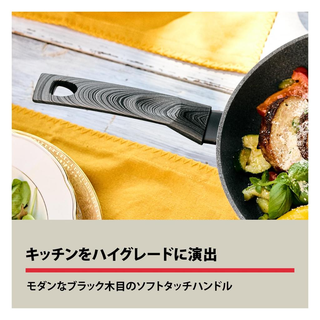 Сковорода Ballarini 28 см, изготовлена из 5-слойного покрытия Granitium IH, японская Catania "Catania Italy" [Авторизованный продукт] Z1032-038