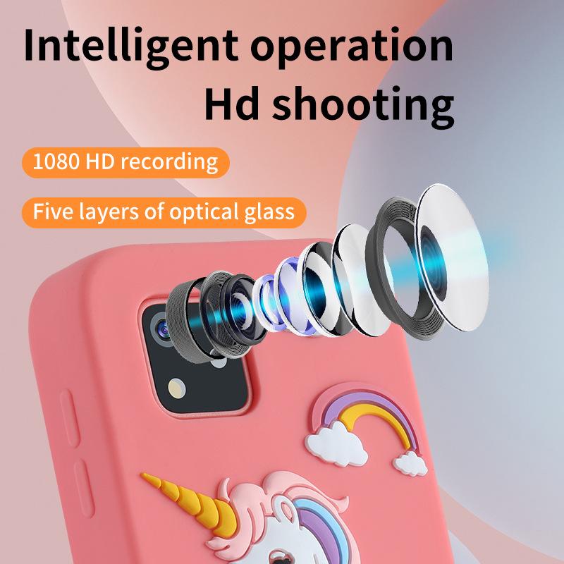 Детская камера с сенсорным экраном, может снимать фото и видео, игрушки для школьников, цифровая камера для мобильного телефона