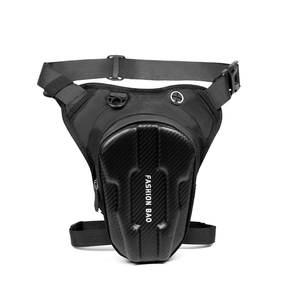 Hard Shell Motorcycle Leg Bag Waterproof Crossbody Bag Cycling Waist Pack Motorcycle