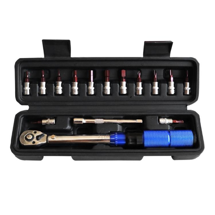 Набор динамометрических ключей 18 в 1 для велосипедов 1/4 дюйма 2-24 Нм Динамометрический ключ для мотоцикла