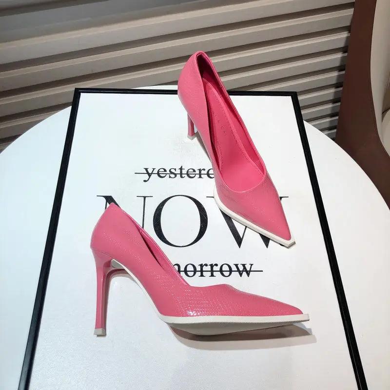 Женская обувь Нескользящие туфли на высоком каблуке Туфли-лодочки Stilito Женская акция Модная повседневная распродажа Весенние каникулы Последние