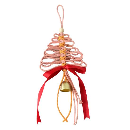 Рождественские украшения Рустикальные поделки в форме рождественской елки с золотыми