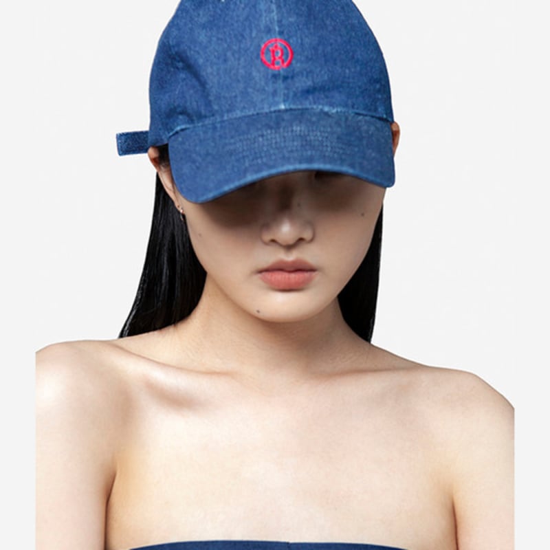 Кепка с логотипом BAEKRO из синего денима